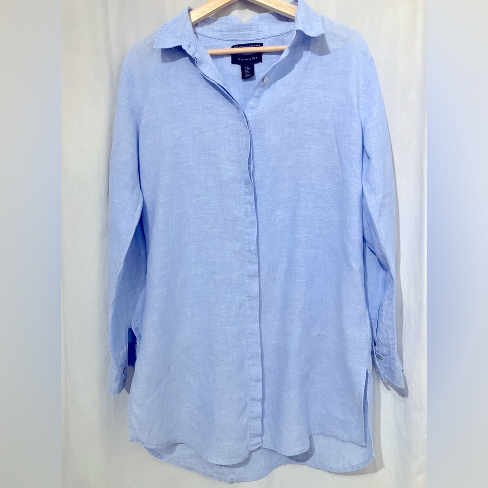 Tahari Button Down Tunic